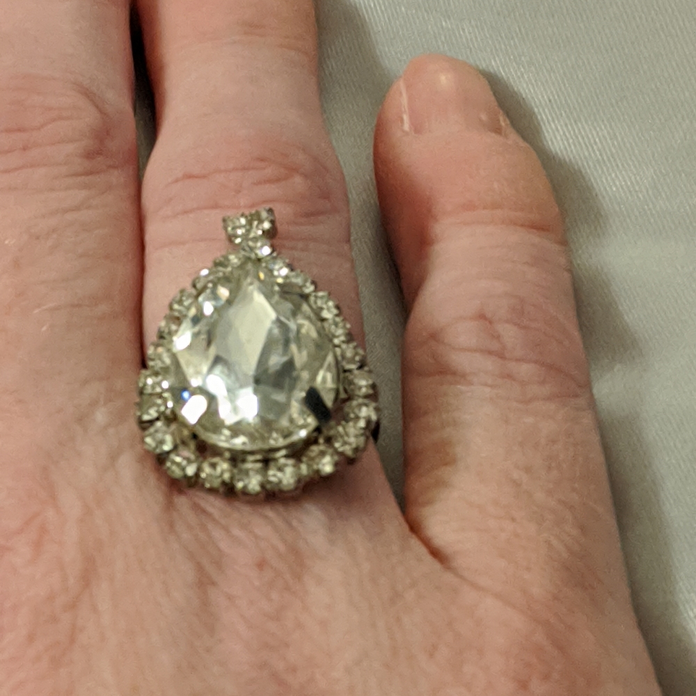 Beautiful Vintage Statement Ring (Adjustable) - image 5